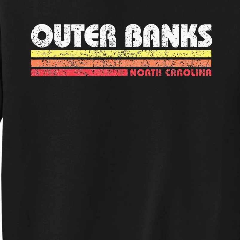 Obx North Carolina Nc Retro Souvenir Sweatshirt