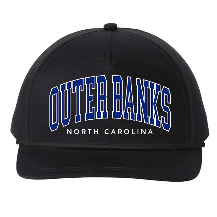 Obx North Carolina Summer Retro Preppy Throwback Snapback Five-Panel Rope Hat