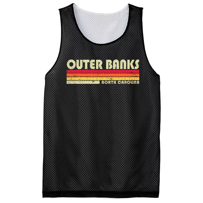 Obx North Carolina Nc Vintage Souvenir Mesh Reversible Basketball Jersey Tank