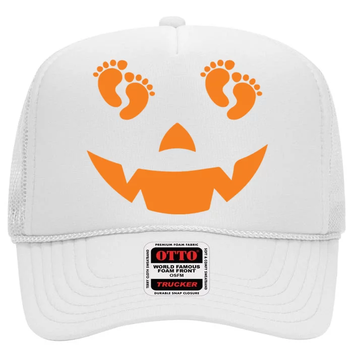 Ob Nurse Delivery Labor Halloween High Crown Mesh Trucker Hat