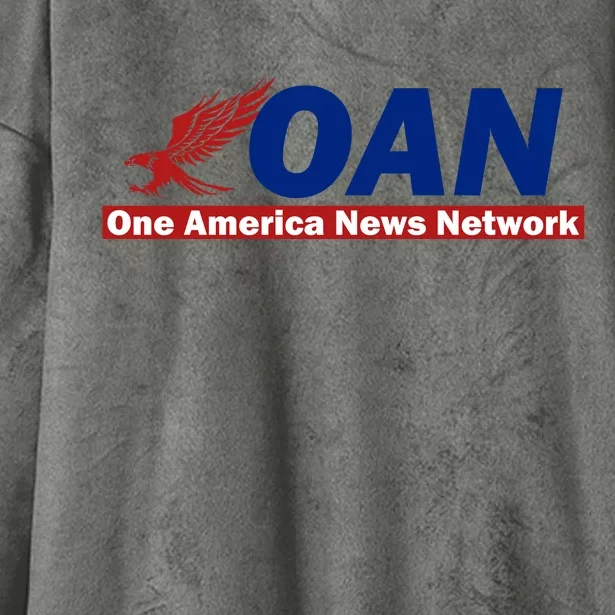 One America News Network OAN Classic Hooded Wearable Blanket