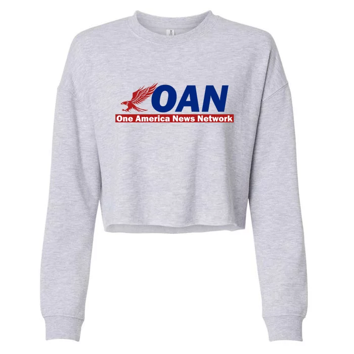 One America News Network OAN Classic Cropped Pullover Crew