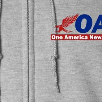 One America News Network OAN Classic Full Zip Hoodie