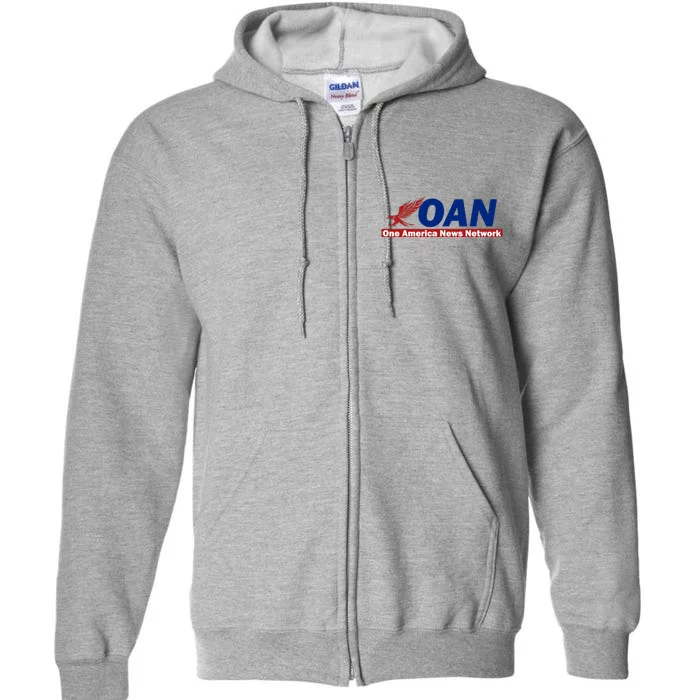 One America News Network OAN Classic Full Zip Hoodie