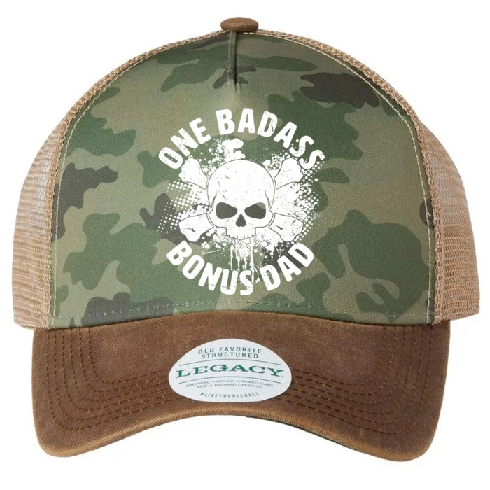 One Badass Bonus Dad Legacy Tie Dye Trucker Hat