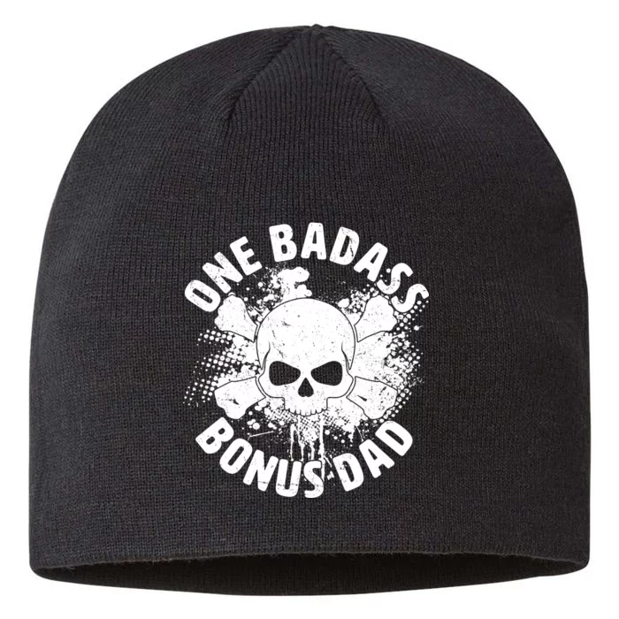 One Badass Bonus Dad 8 1/2in Sustainable Knit Beanie