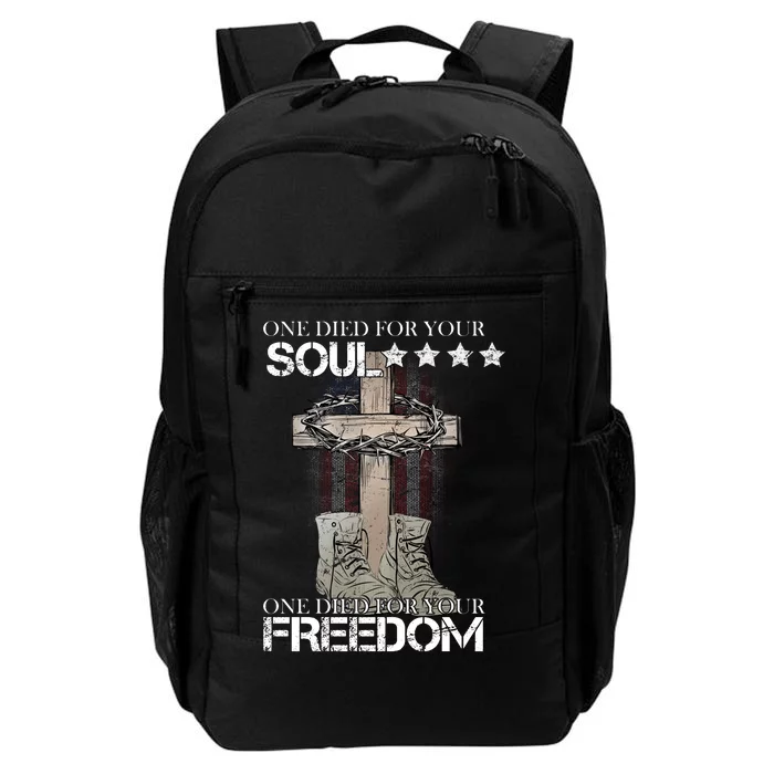 One Died For Your Soul And Freedom Daily Commute Backpack