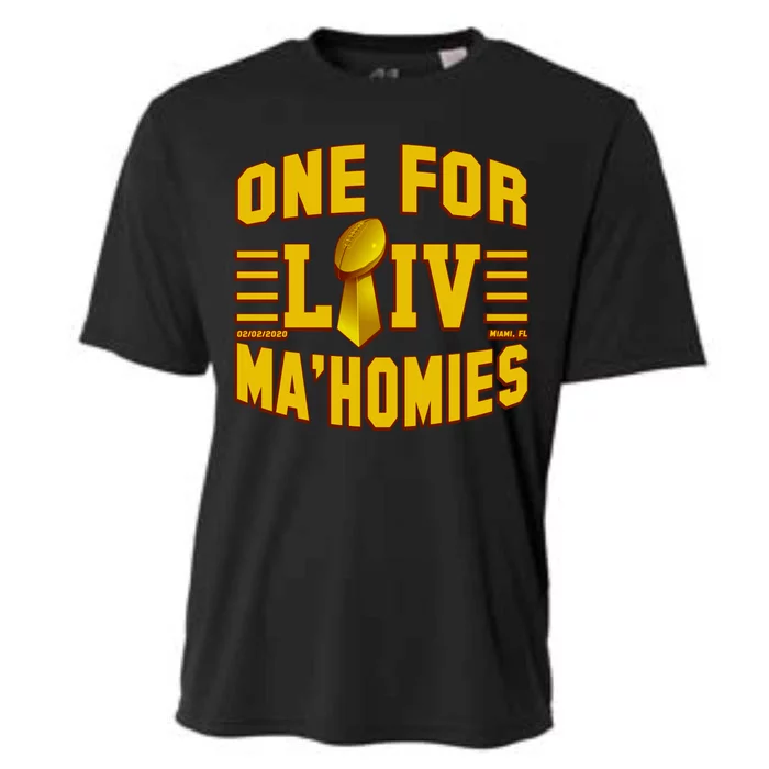 One For Ma'Homies LIV Champ Kansas City Football Cooling Performance Crew T-Shirt