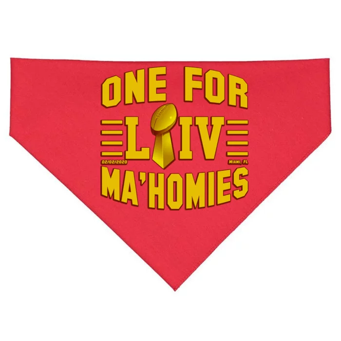 One For Ma'Homies LIV Champ Kansas City Football USA-Made Doggie Bandana