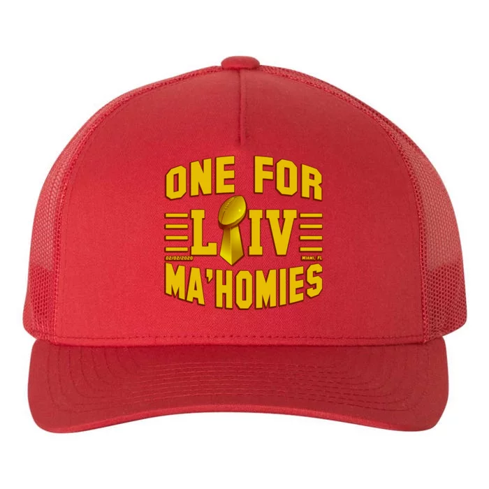 One For Ma'Homies LIV Champ Kansas City Football Yupoong Adult 5-Panel Trucker Hat