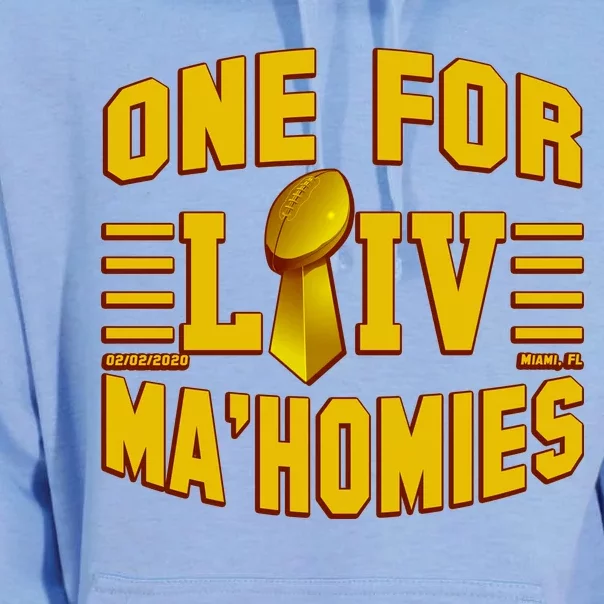 One For Ma'Homies LIV Champ Kansas City Football Unisex Surf Hoodie