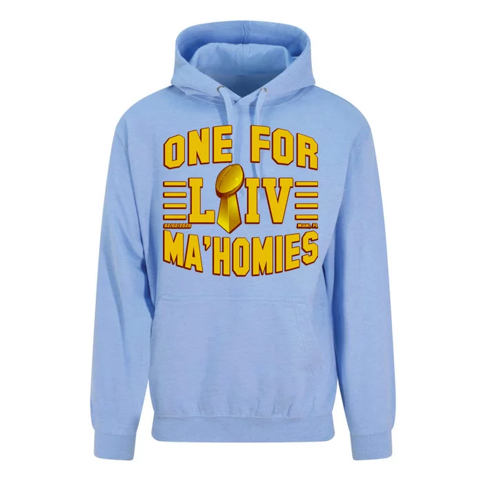 One For Ma'Homies LIV Champ Kansas City Football Unisex Surf Hoodie