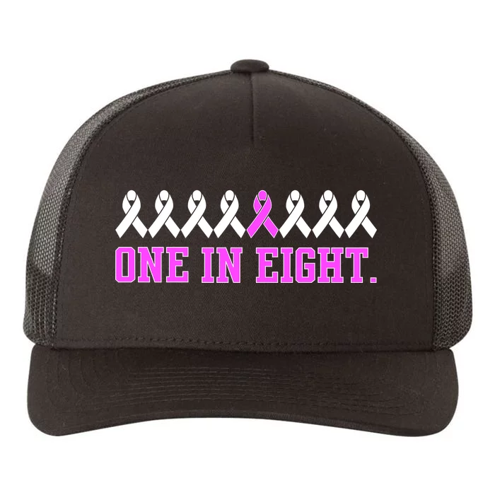 One In Eight Breast Cancer Awareness Yupoong Adult 5-Panel Trucker Hat