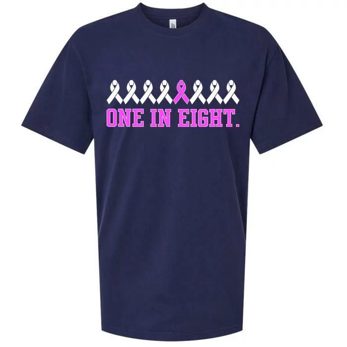 One In Eight Breast Cancer Awareness Sueded Cloud Jersey T-Shirt