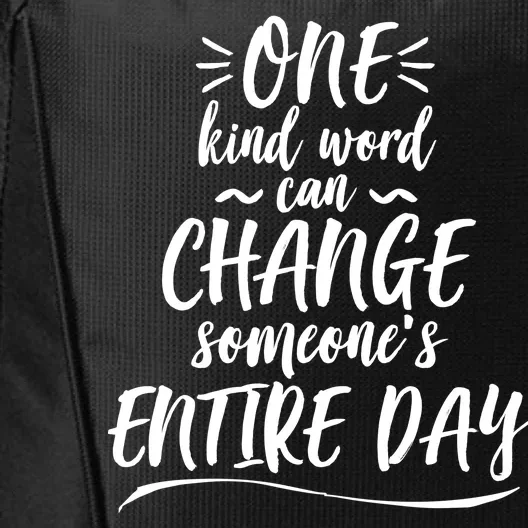 One Kind Word Anti Bullying City Backpack