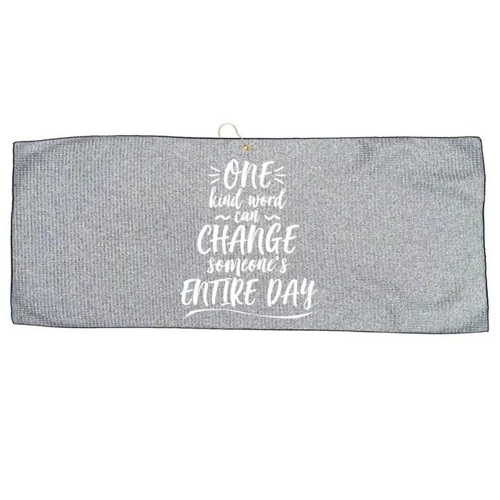 One Kind Word Anti Bullying Large Microfiber Waffle Golf Towel