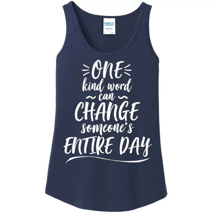 One Kind Word Anti Bullying Ladies Essential Tank