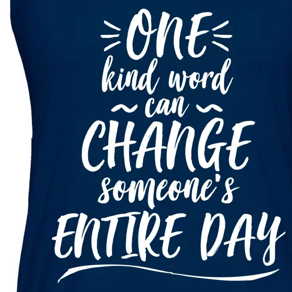 One Kind Word Anti Bullying Ladies Essential Flowy Tank