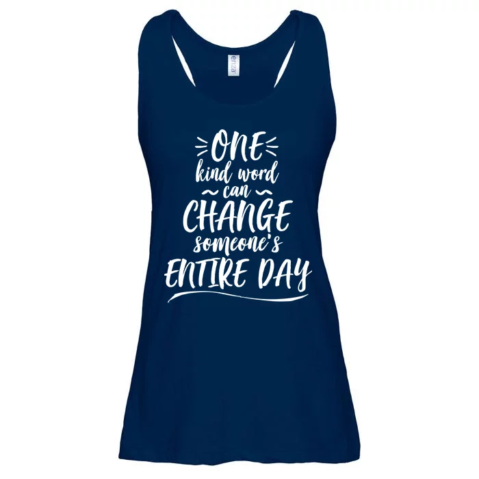 One Kind Word Anti Bullying Ladies Essential Flowy Tank