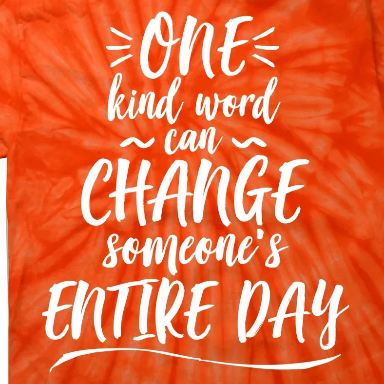 One Kind Word Anti Bullying Tie-Dye T-Shirt