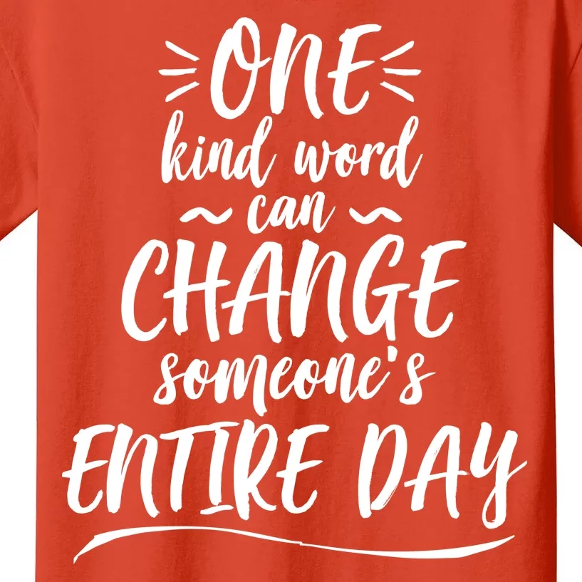 One Kind Word Anti Bullying Kids T-Shirt