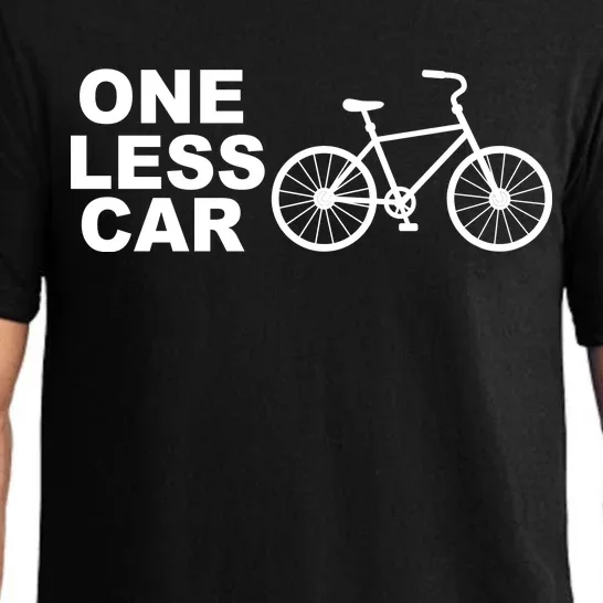 One Less Car Funny Cycling Pajama Set