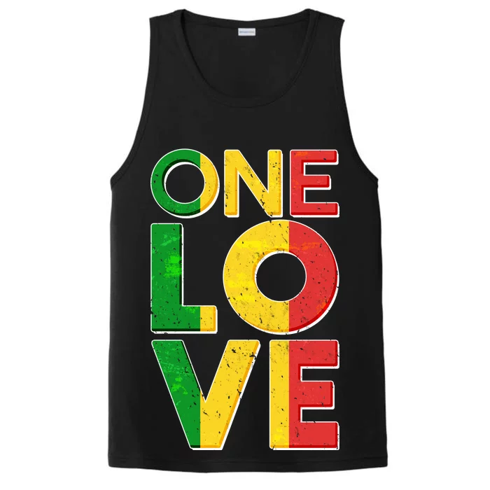 One Love African Colors Performance Tank