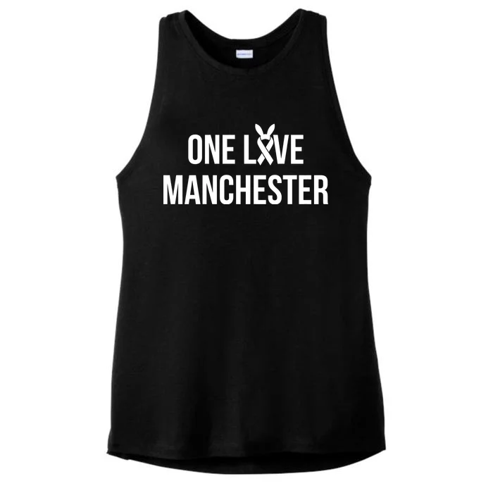 One Love Manchester United Ladies Tri-Blend Wicking Tank