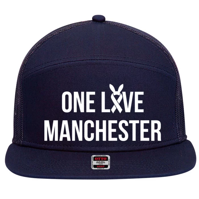 One Love Manchester United 7 Panel Mesh Trucker Snapback Hat