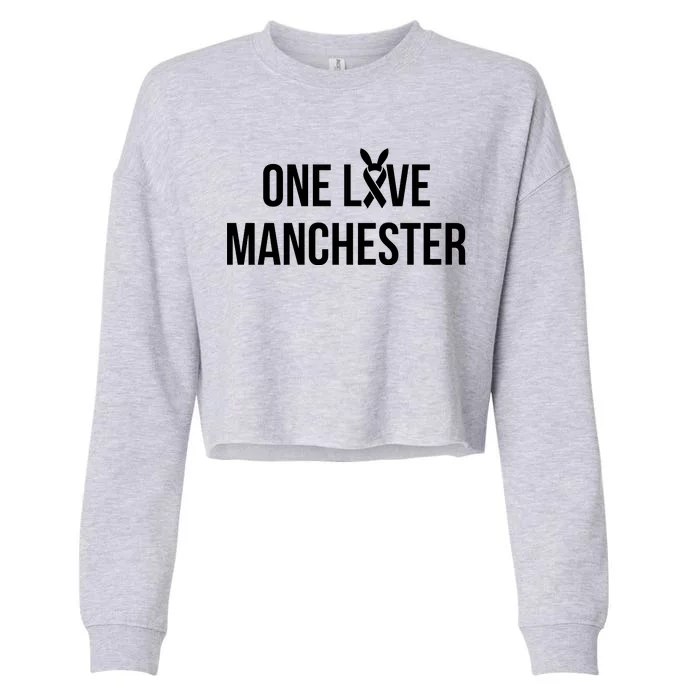 One Love Manchester United Cropped Pullover Crew