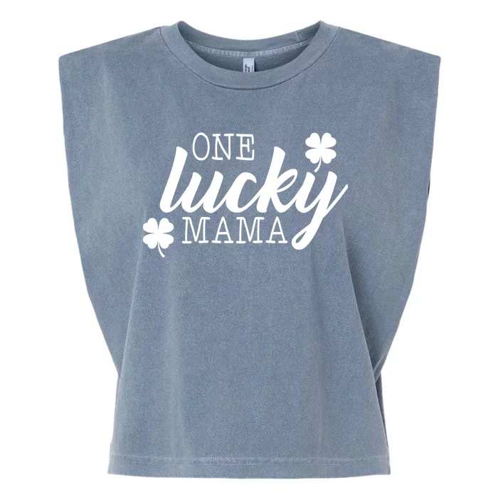 One Lucky Mama Garment-Dyed Women's Muscle Tee