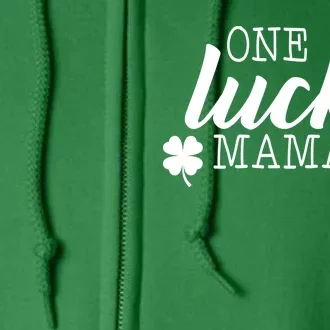 One Lucky Mama Full Zip Hoodie