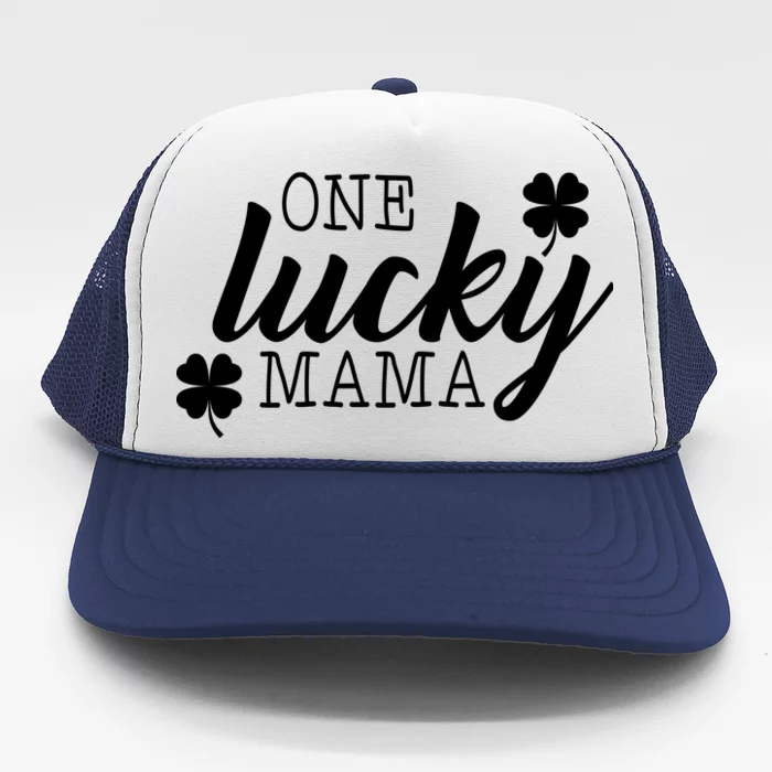 One Lucky Mama Trucker Hat