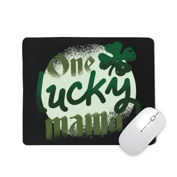 One Lucky Mama Irish Clover Mousepad