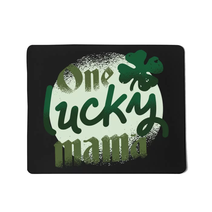 One Lucky Mama Irish Clover Mousepad