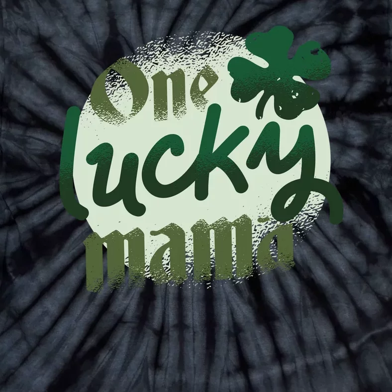 One Lucky Mama Irish Clover Tie-Dye T-Shirt