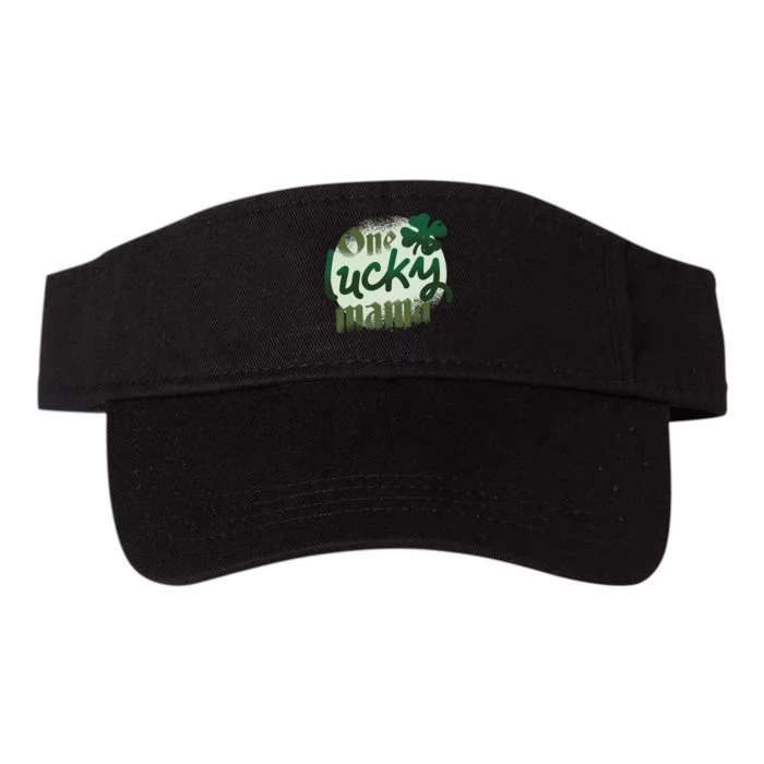 One Lucky Mama Irish Clover Valucap Bio-Washed Visor