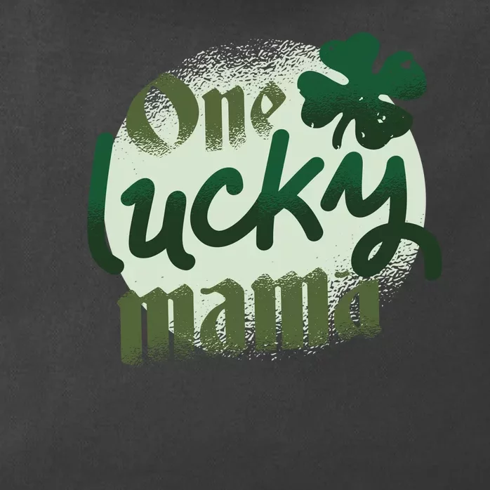 One Lucky Mama Irish Clover Zip Tote Bag