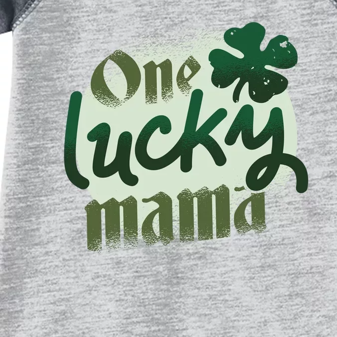 One Lucky Mama Irish Clover Infant Baby Jersey Bodysuit