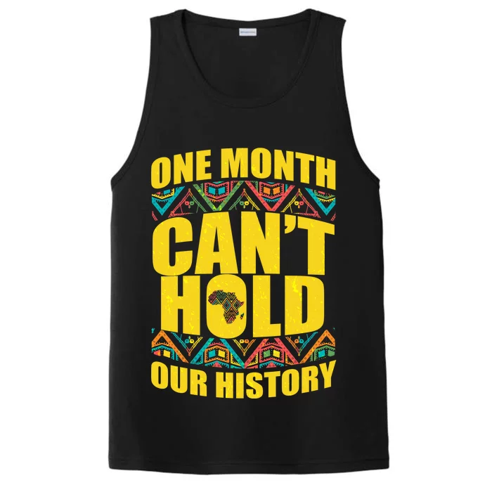 One Month Can't Hold Our History Performance Tank