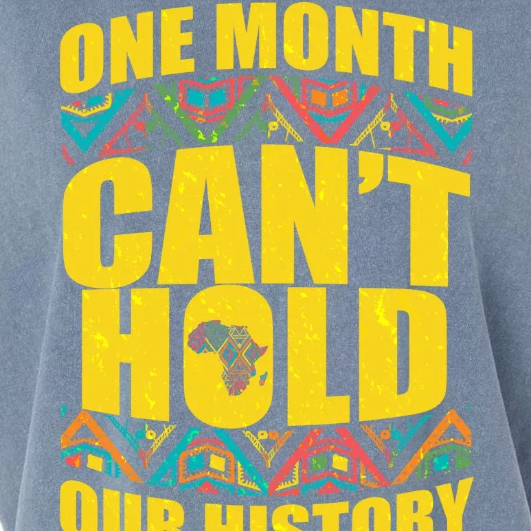 One Month Can't Hold Our History Garment-Dyed Women's Muscle Tee