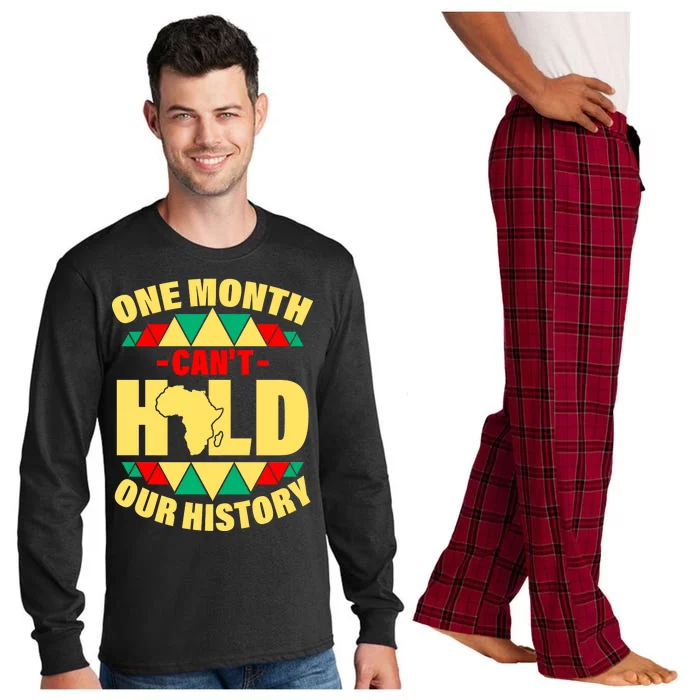 One Month Can't Hold Our History Africa Pride Long Sleeve Pajama Set