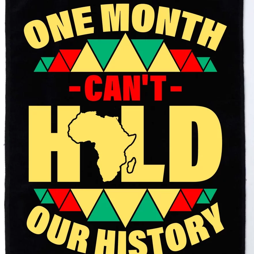 One Month Can't Hold Our History Africa Pride Platinum Collection Golf Towel