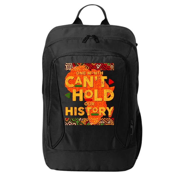 One Month Can't Hold Our History African Colors City Backpack