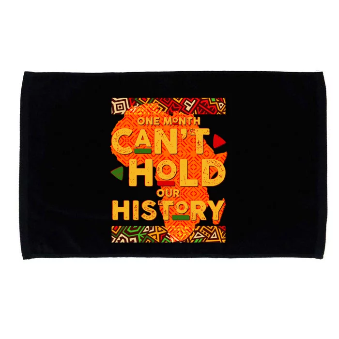 One Month Can't Hold Our History African Colors Microfiber Hand Towel