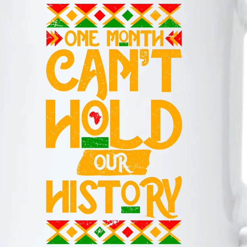 One Month Can't Hold Our History Black History 365 Black Color Changing Mug