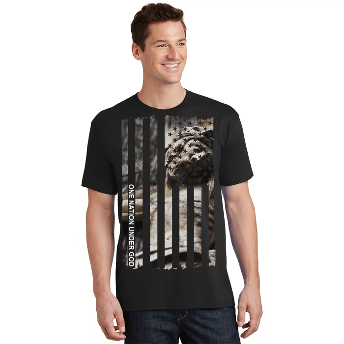 One Nation Under God American Jesus Flag T-Shirt