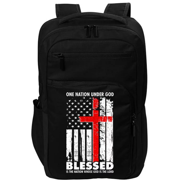 One Nation Under God Blessed Impact Tech Backpack