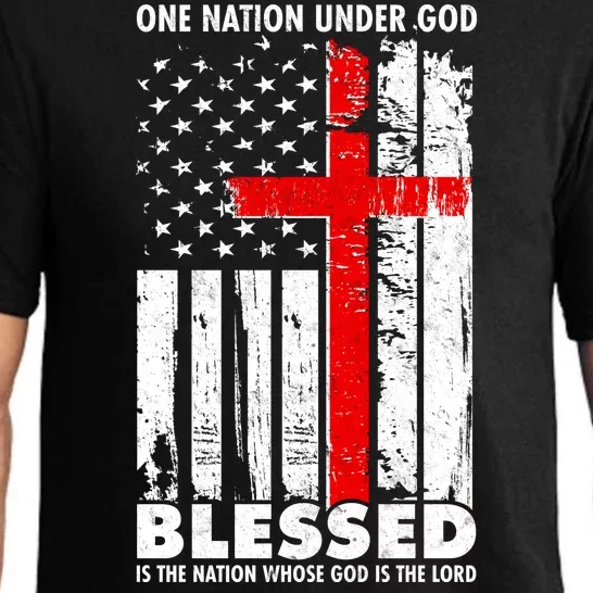 One Nation Under God Blessed Pajama Set