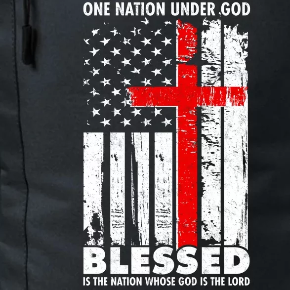 One Nation Under God Blessed Daily Commute Backpack